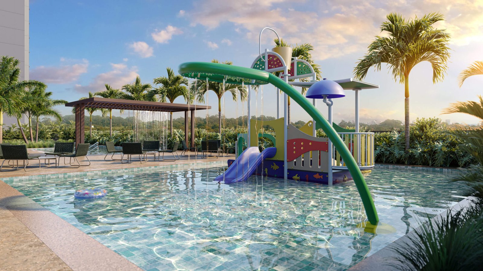 Helbor Clube — Piscina