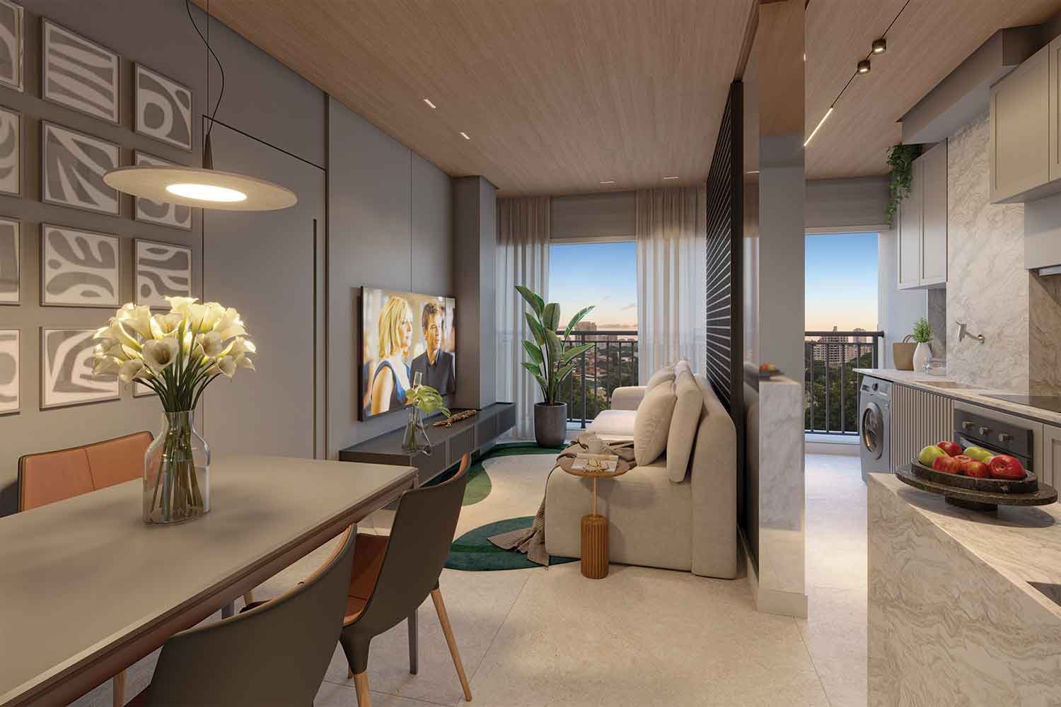 Living 59m²